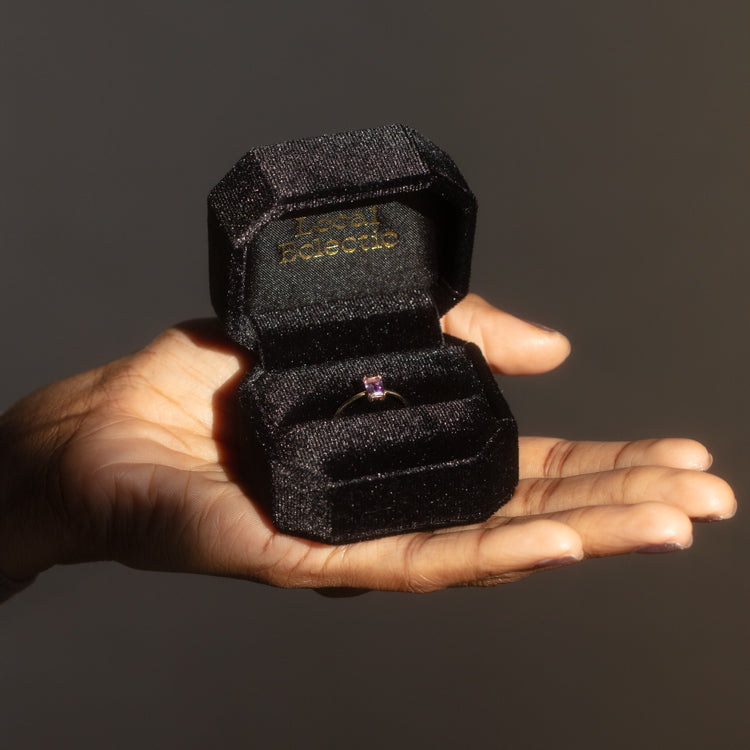 Buy 1Pc 5.5*5*4cm Velvet Black Ring Boxes for Jewellery Gift Boxes Ring Box  for Engagement Ring Boxes Gift Small Ring Gift Boxes Earring Box Wedding  Day Wedding Ring Boxes for Ceremony Men